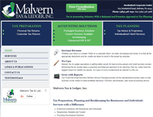 Tablet Screenshot of malverntax.com